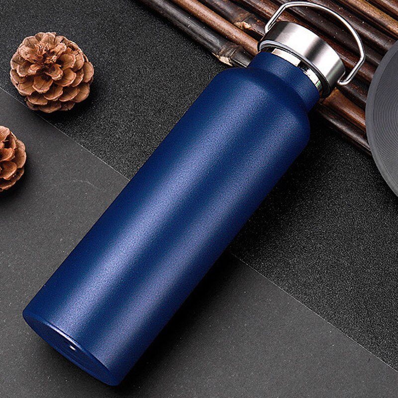 Binygo 600ml Large Capacity Sports Water Bottle Portable Design Stainless Steel Thermos Bottle Vacuum Flasks