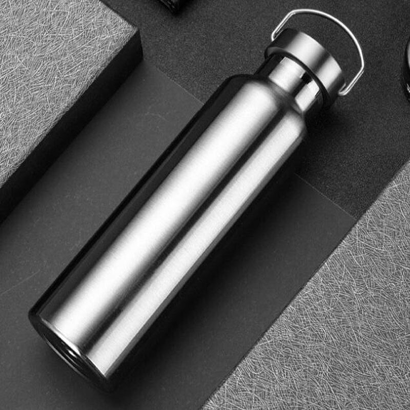 Binygo 600ml Large Capacity Sports Water Bottle Portable Design Stainless Steel Thermos Bottle Vacuum Flasks