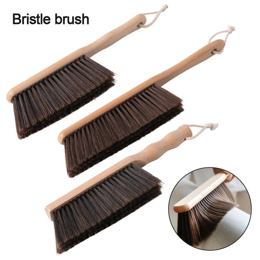 Binygo Bed Sweeping Wood Anti-static Soft Bristles Brush Carpet Sweeper Wooden Handle Bed Brush Long Handle