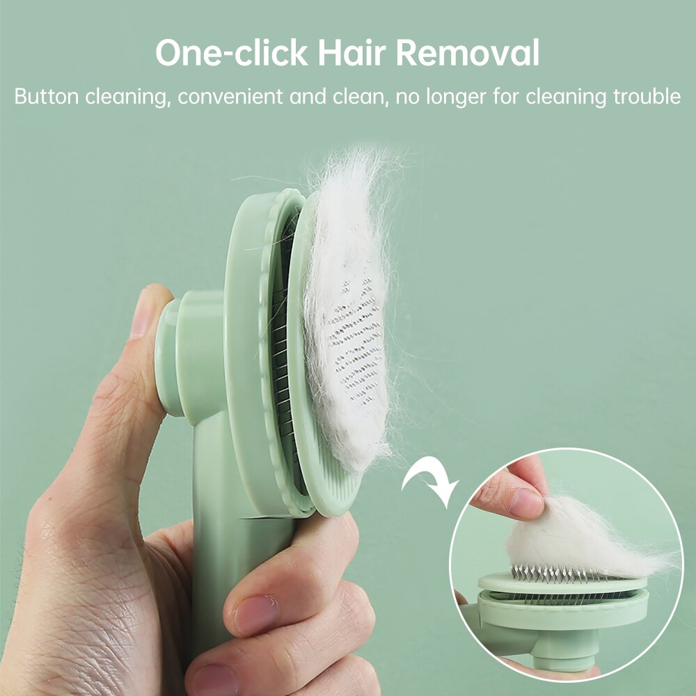 Cat Brush Grooming Brush for Cats Remove Hairs Cat Hair Remover Pets Hair Removal Comb Massages Particle Grooming Accessories