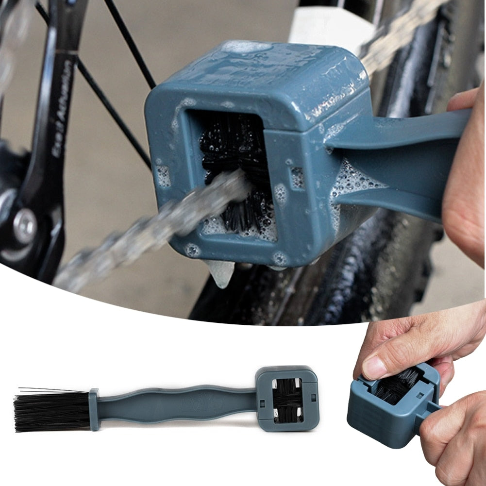 Binygo Plastic Bicycle Chain Cleaner MTB Mountain Bike Machine Washer Brush Scrubber Biking Portable Dustproof Cycling Parts