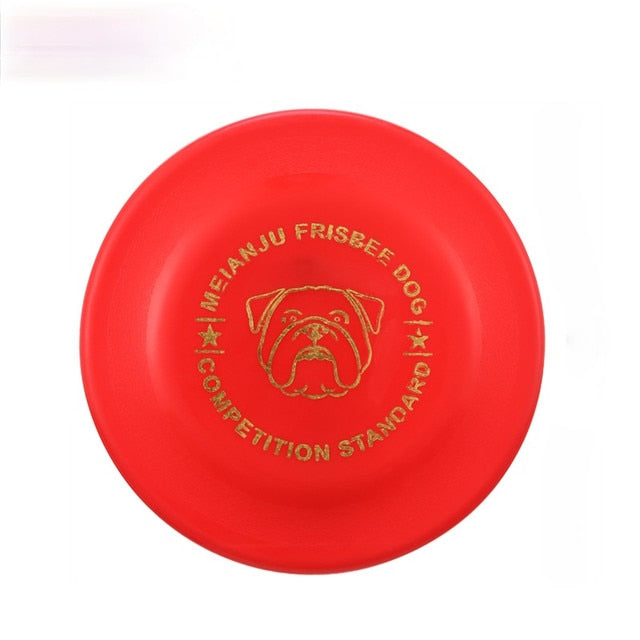 1pcs Pet Dog Toys Training Flying Discs Interactive Bite Resistant Silica Gel Soft Flying Discs