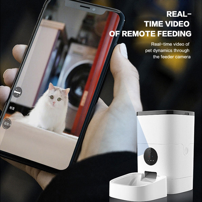 App controlled intelligent pet feeder