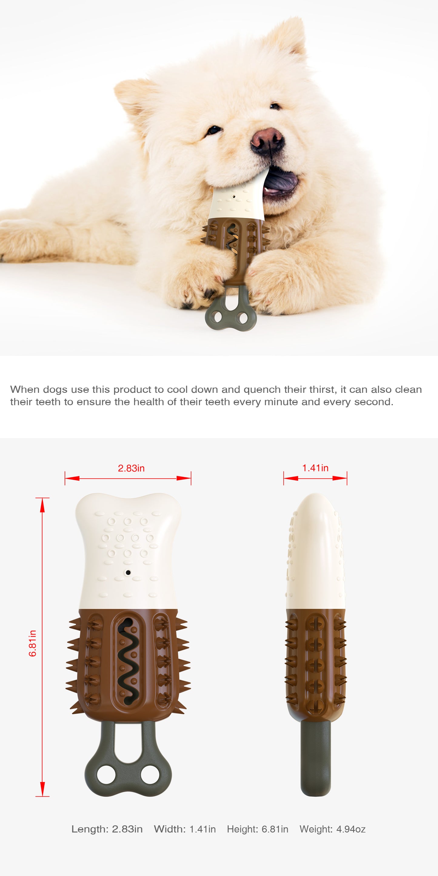 Cooling Molar Popsicle/For Dogs