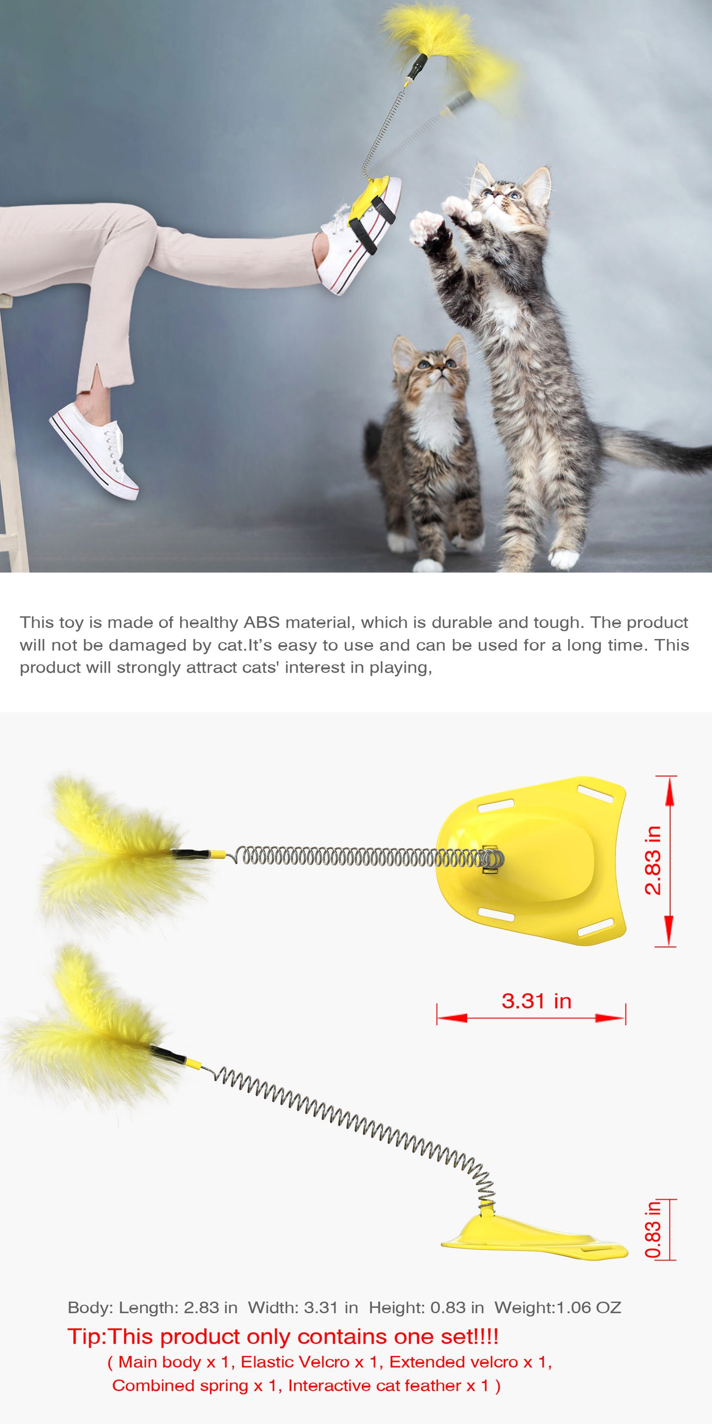 Little feet funny cat stick/For cats