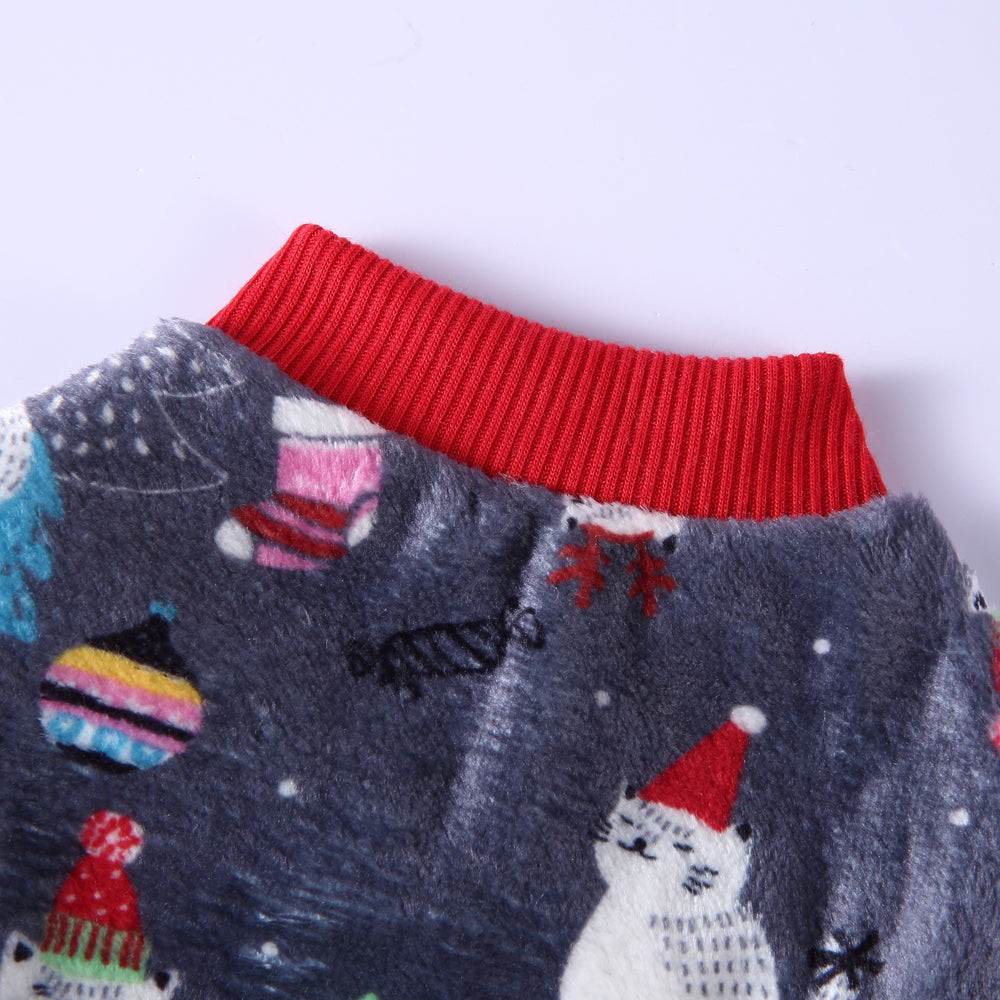Christmas cat four-legged sweater