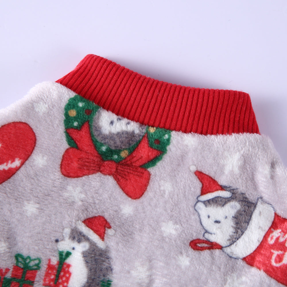 Christmas hedgehog four-legged sweater