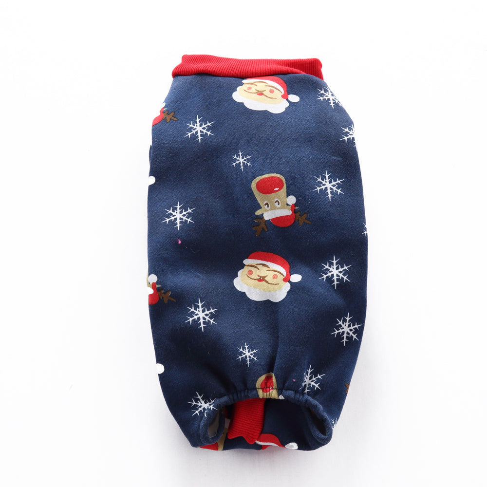 Santa snowflake four-legged shirt