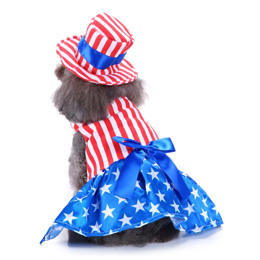 American Christmas female suit (with hat)