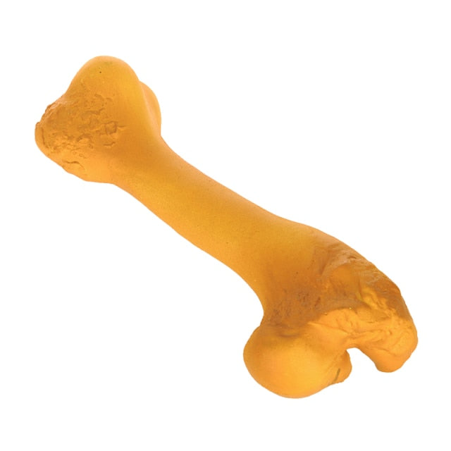 Super Durable Funny Squeaky Yellow Rubber Chicken Dog Chew Toy