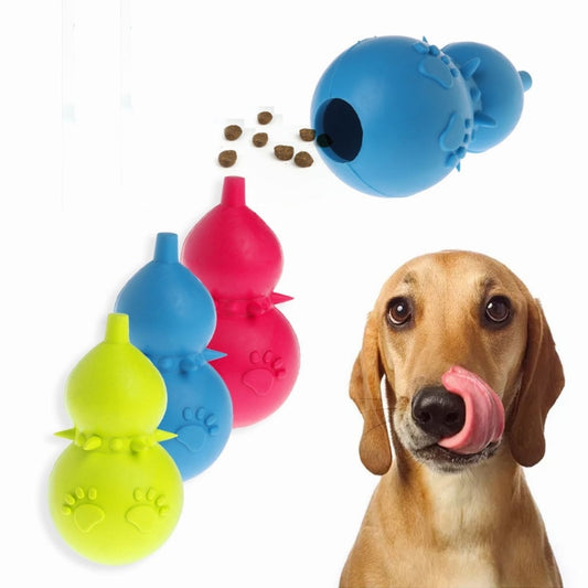 Pet Dog Toy Interactive Rubber Gourd Balls Chew Toys Ball