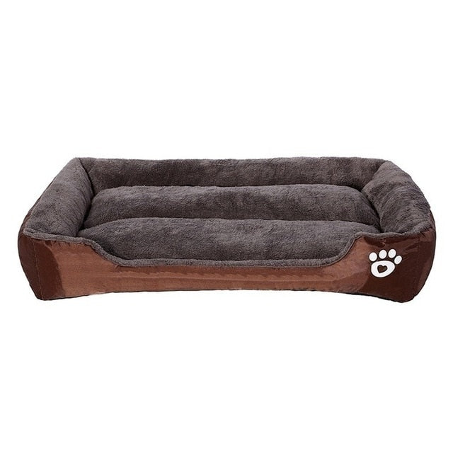 Large Pet Cat Dog Bed 8Colors Warm Cozy Dog House Soft Fleece Nest