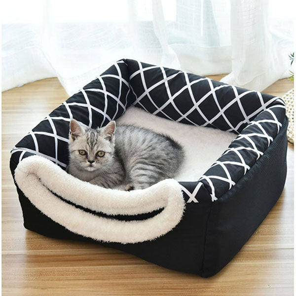 Pet bed for Cats Dogs Soft Nest Kennel Bed Cave House Sleeping Bag Mat Pad Tent