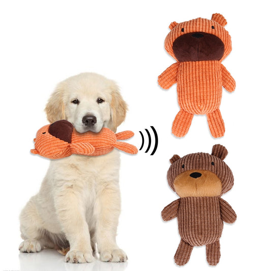 Pets Dog Toys Soft Plush Puppy Bite Resistant toy Chew Squeaky Toy