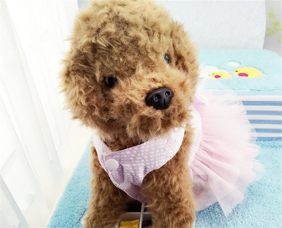 Small Dog Party Birthday Wedding Bowknot Dress Puppy Costume