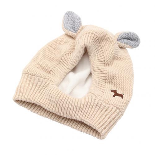 Knitted Hat Winter Warm Puppy Cap Fashion Rabbit Ear Design Beanie