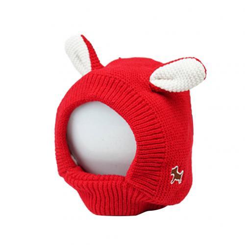 Knitted Hat Winter Warm Puppy Cap Fashion Rabbit Ear Design Beanie
