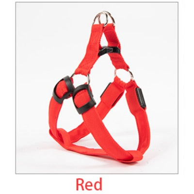 Pet Safety LED Dog Harness Leash Rope Dog Collar Vest Pet Supplies