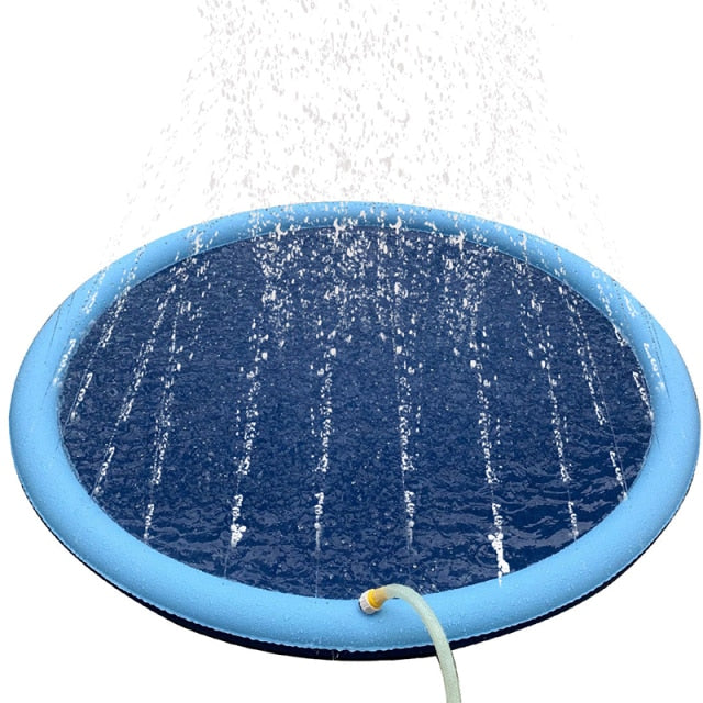 Pet Sprinkler Pad Play Cooling Mat Swimming Pool Inflatable Water Spray