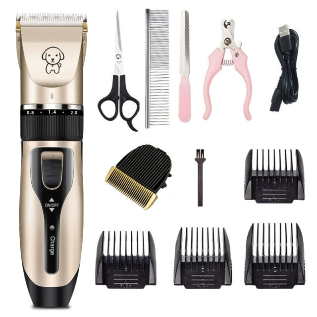 Pet Hair Clippers for Dogs and Cat Rechargeable Grooming Shaver