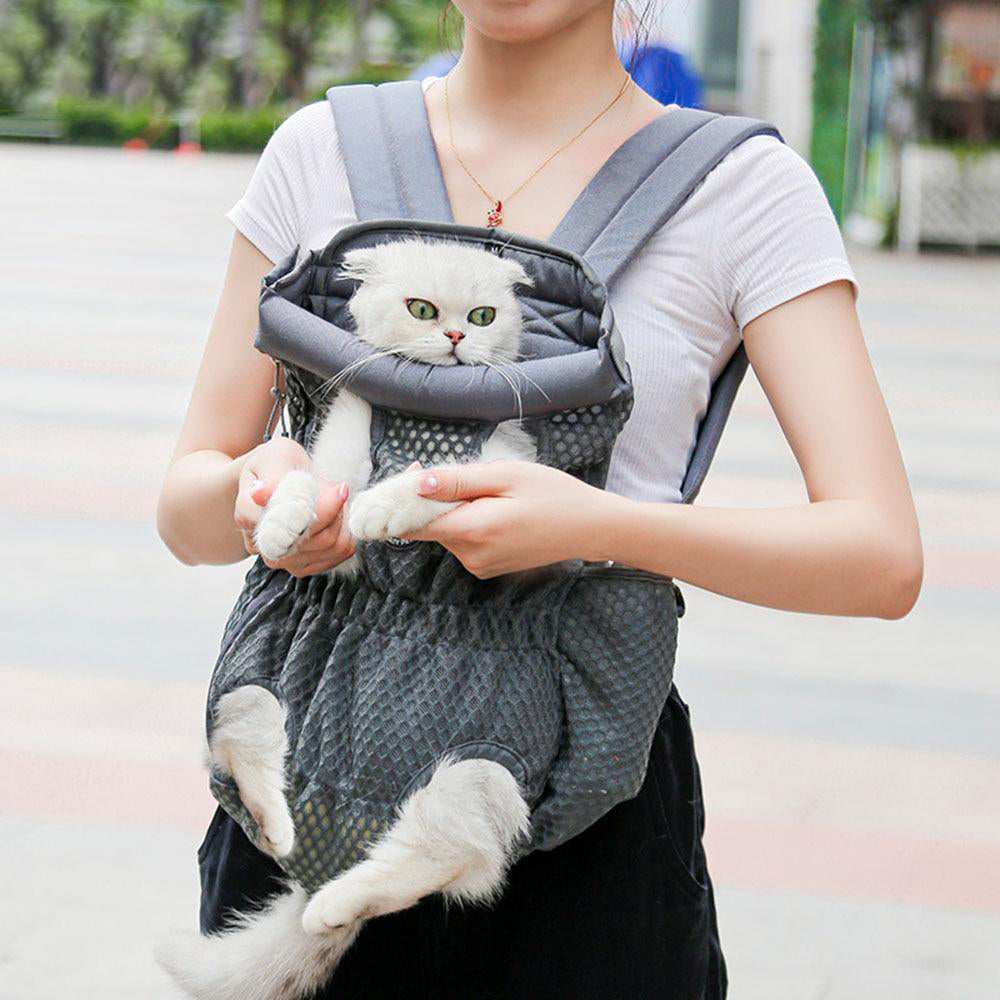 Pet dog carrying backpack travel Shoulder large Bags carrier Front Chest Holder