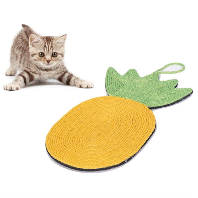 Sisal Cat Scratcher Board Scratching Post Mat Toy Soft Bed Mat Claws Care