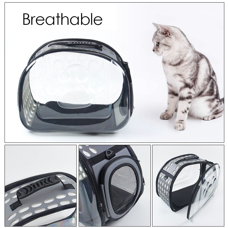 Pet Cat Space Capsule Foldable Breathable Pet Travel Bag Outdoor Backpack