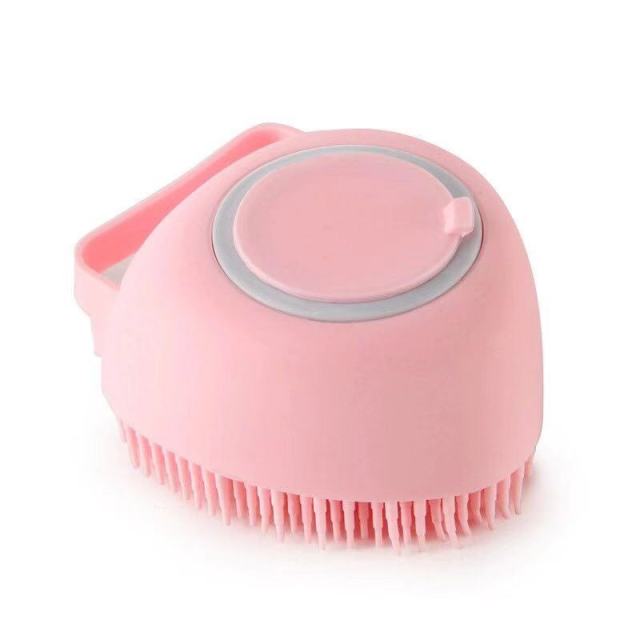 Pet for Dogs Cats Bath Massage Brush Soft Safety Silicone