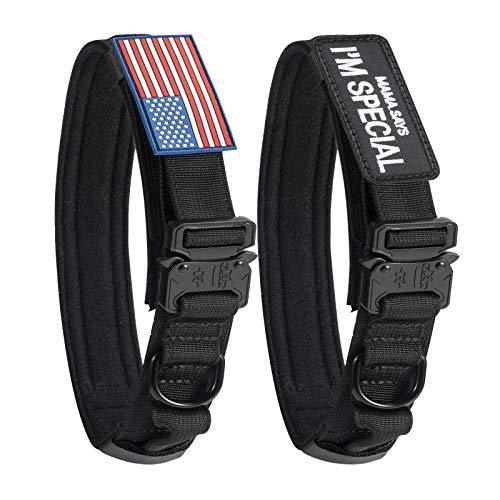 Tactical Dog Collar with USA American Flag