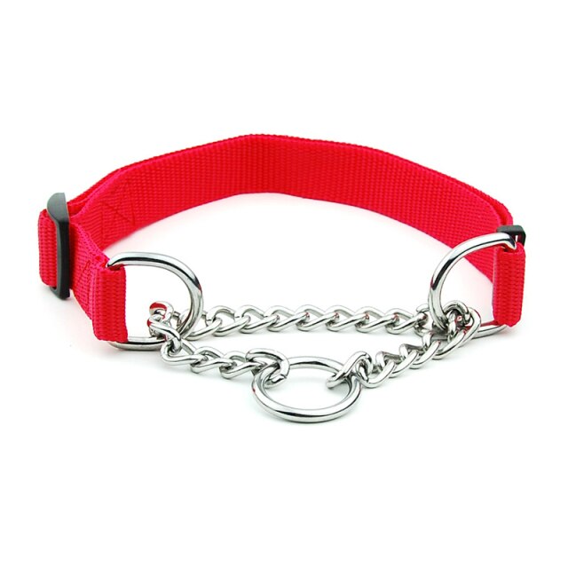 Durable No Pull Martingale Dog Collar  Heavy-duty Stainless Steel Chain