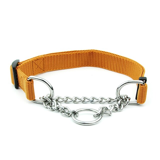 Durable No Pull Martingale Dog Collar  Heavy-duty Stainless Steel Chain