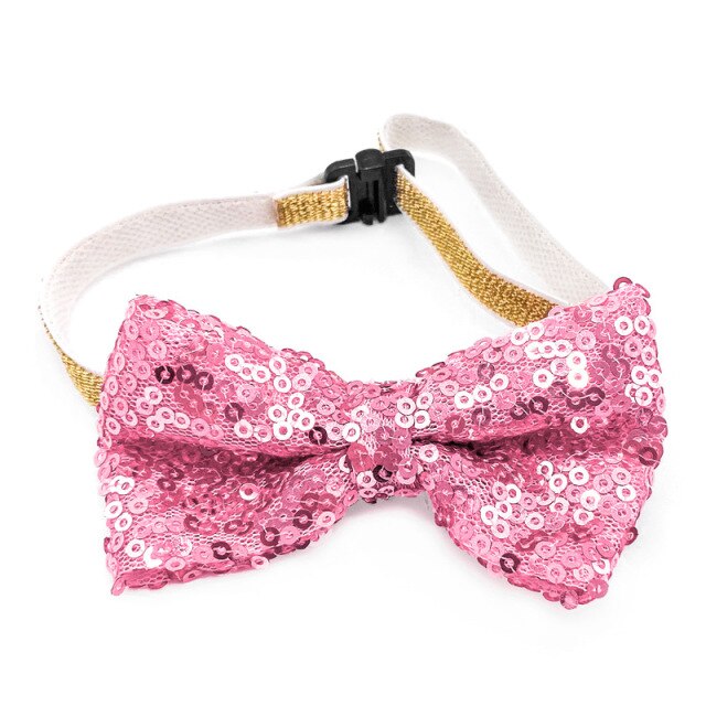 Adjustable Small Dog Collar Pet Birthday Party Decor Puppy Bow Tie Scarf