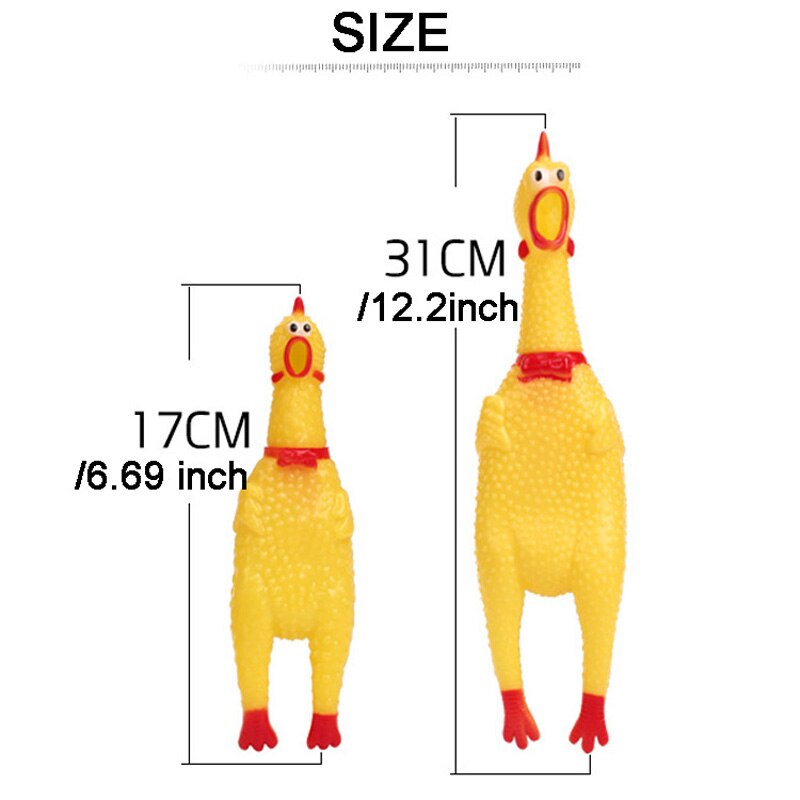 Screaming Chicken Toy Dog Toys Shrilling Decompression Tool